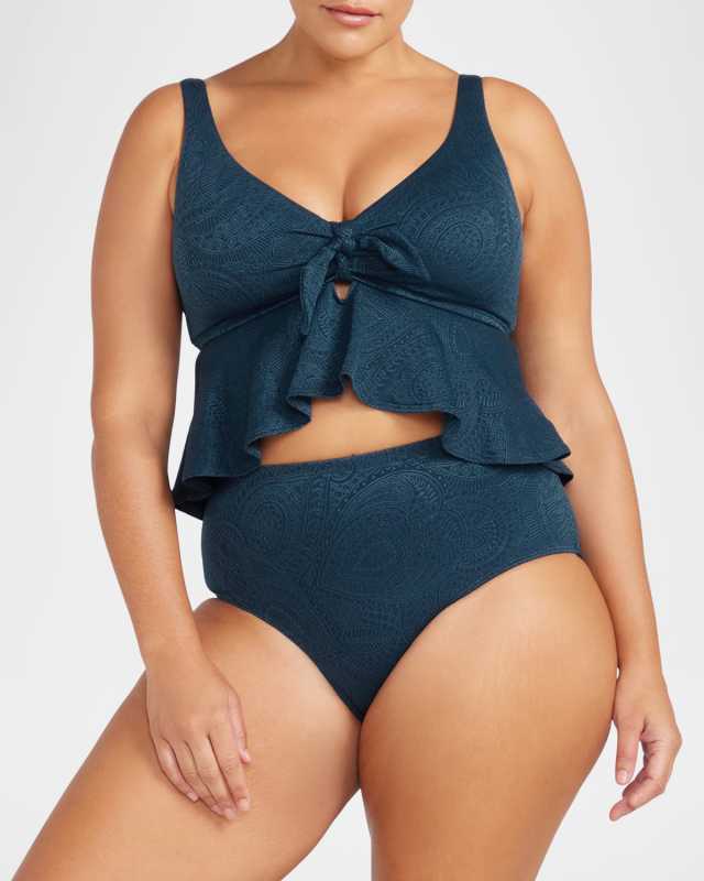 La Traviata Chagall Midriff Bikini Top